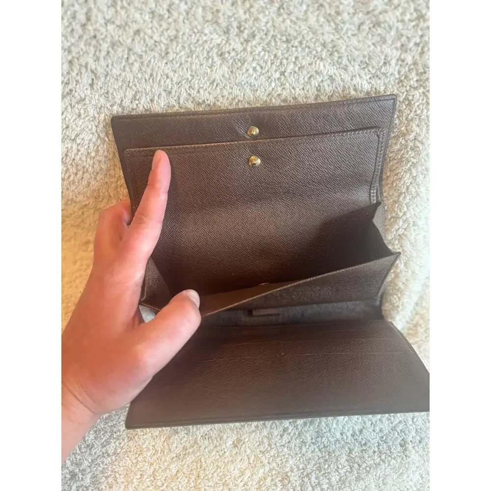 Louis Vuitton Damier Ebene Sarah Wallet